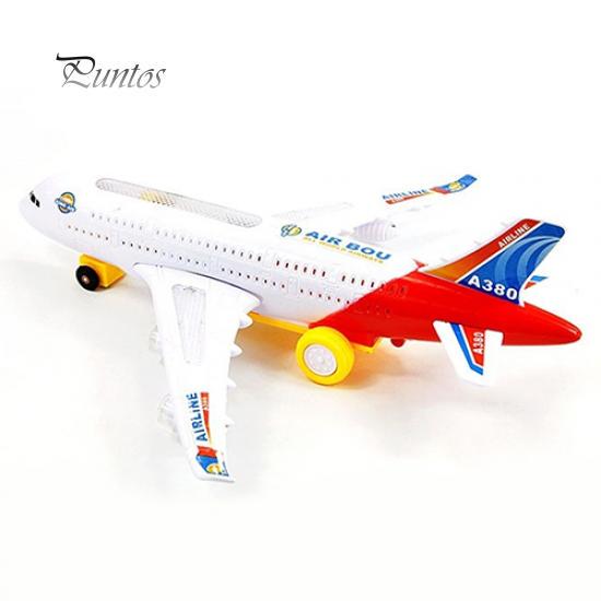 Kinder Spielzeug Autopilot Flash Sound Flugzeug Musik Beleuchtung