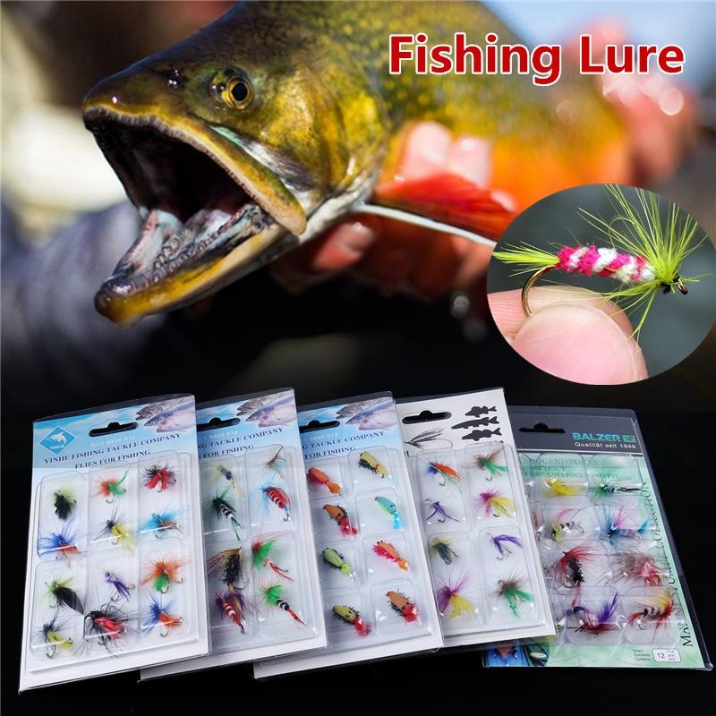 Cheap Fly Fishing Lure Dry Fly for Fly Fishing Butterfly Barb Hooks