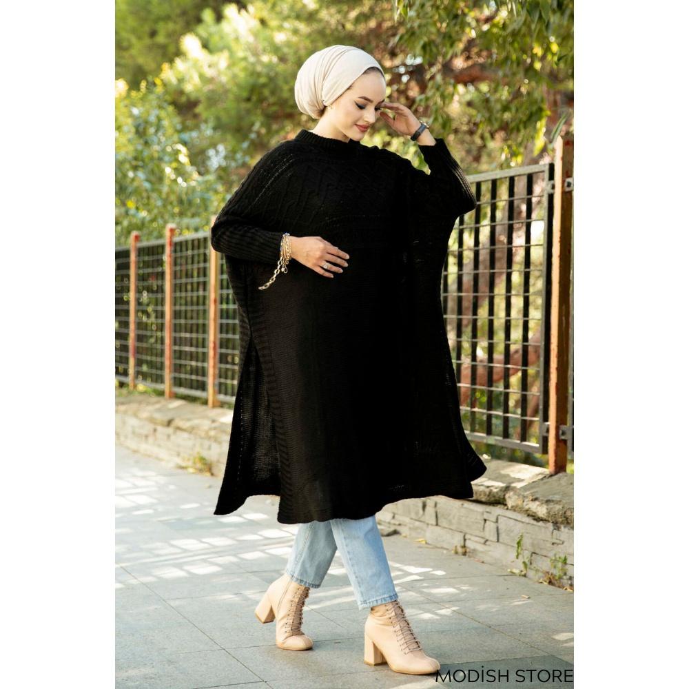 Cheap Knitted Knitwear Poncho Muslim Clothes Made In Turkey