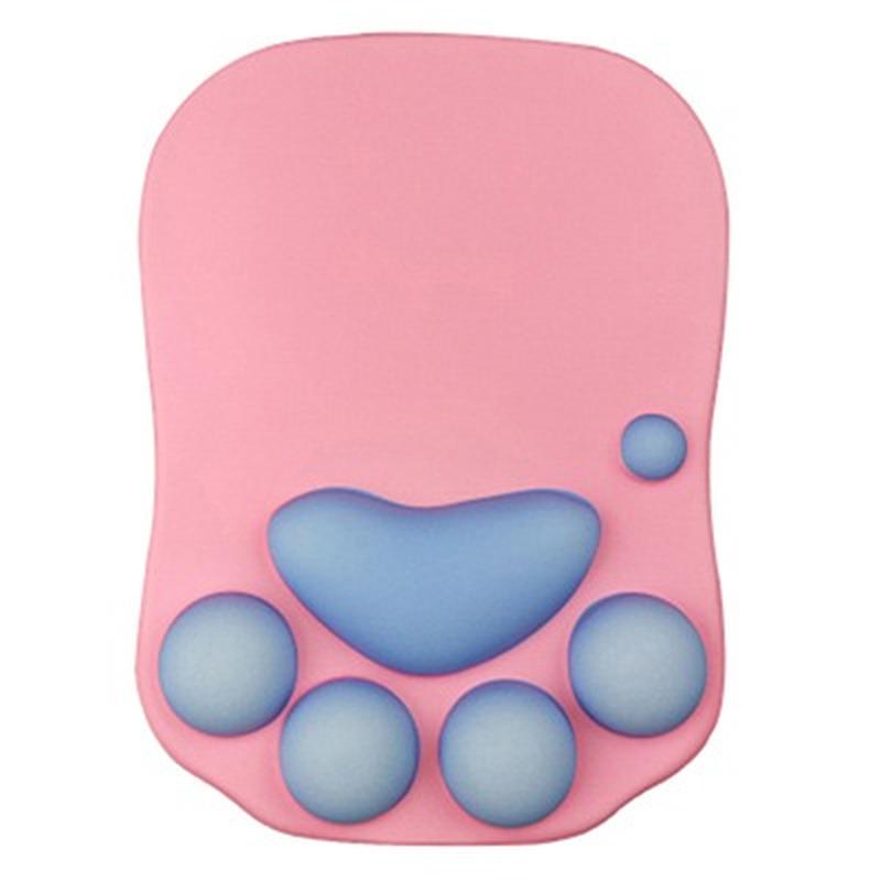 Buy 3D Cute Mouse Pad Anime Soft Cat Paw Mouse Pads Wrist Rest Support