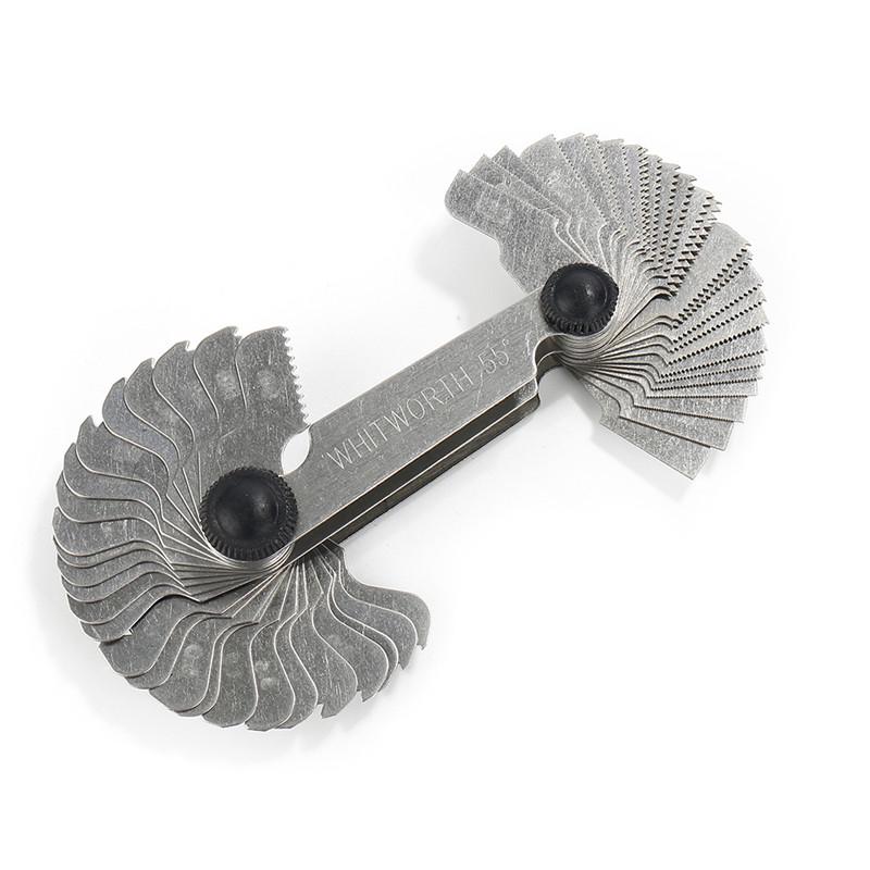 Metric&British Whitworth 51pcs Thread Pitch Gauge SAE Stainless Steel