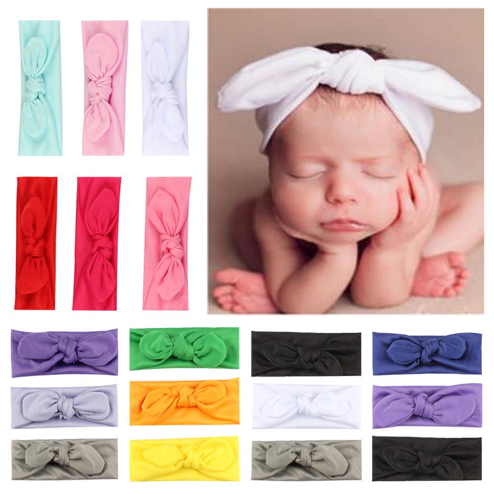 Buy JNE JNE Headband Turban Knot Head Wraps 3PC Baby Kids Girls Rabbit Bow Ear Hairband at