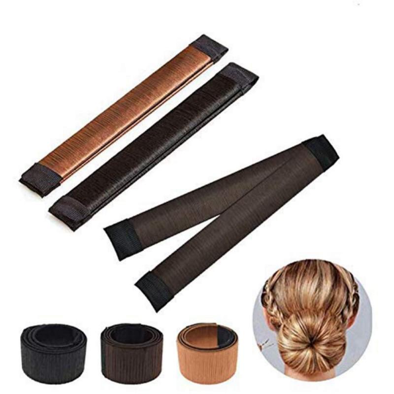 Buy Women Hair Bun Maker French Twist Hair Fold Wrap Snap Fashion DIY