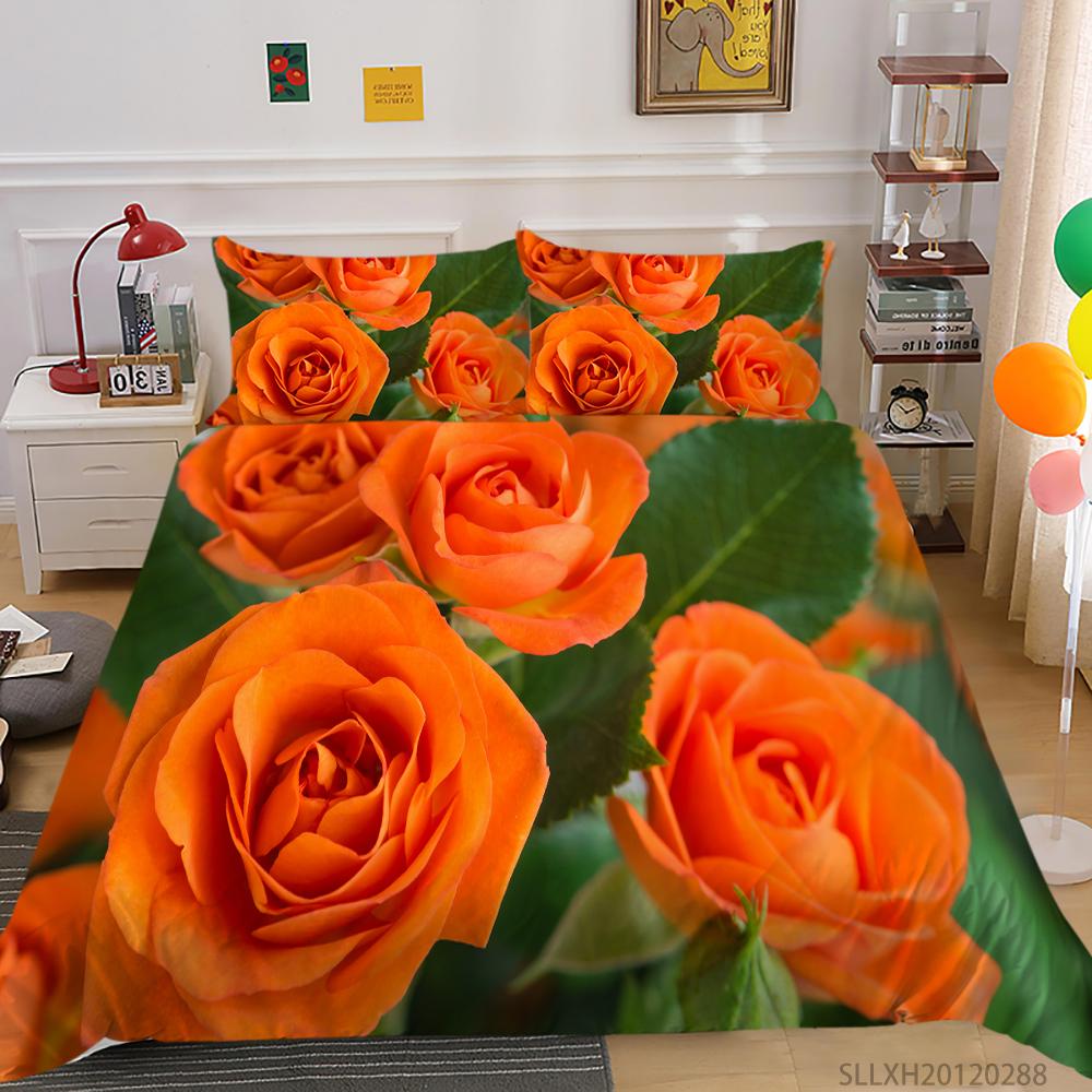 Buy Bedding Suit 2/3 Pcs 3D Flower Painting High Quality Comforter