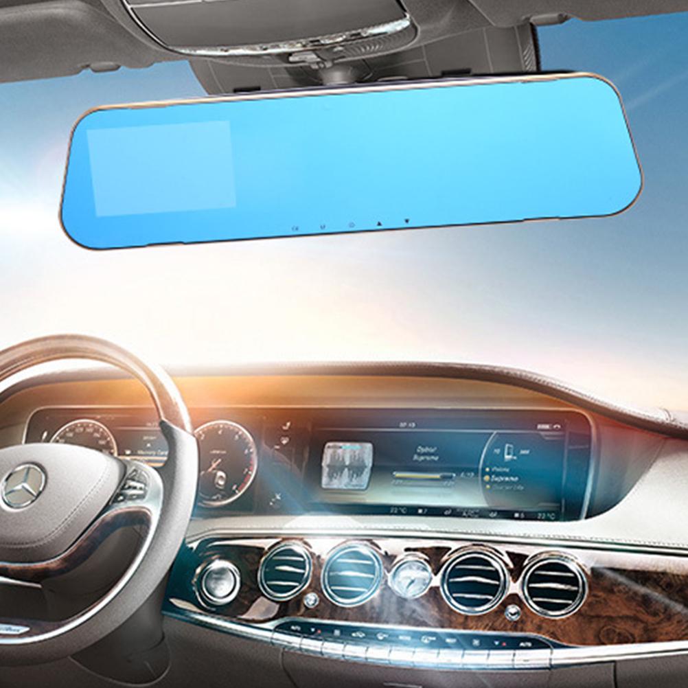 Buy 1Pc 1080P 140 Degree Dual Camera Rear Mirror Car Recorder Car DVR