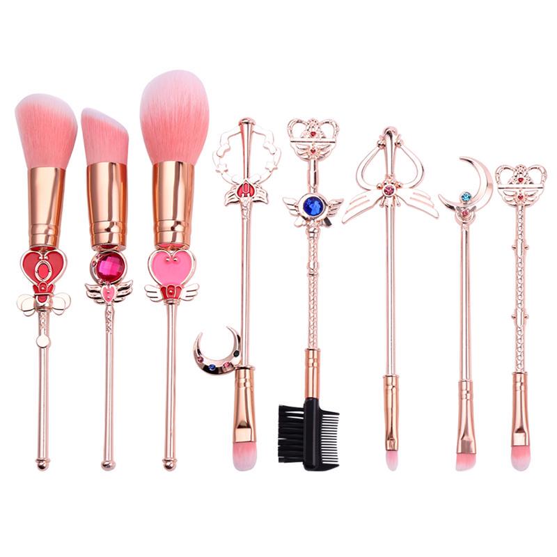 Buy Magic Wand Makeup Brush Full Set of Cute Beauty Tools 8 Sticks at