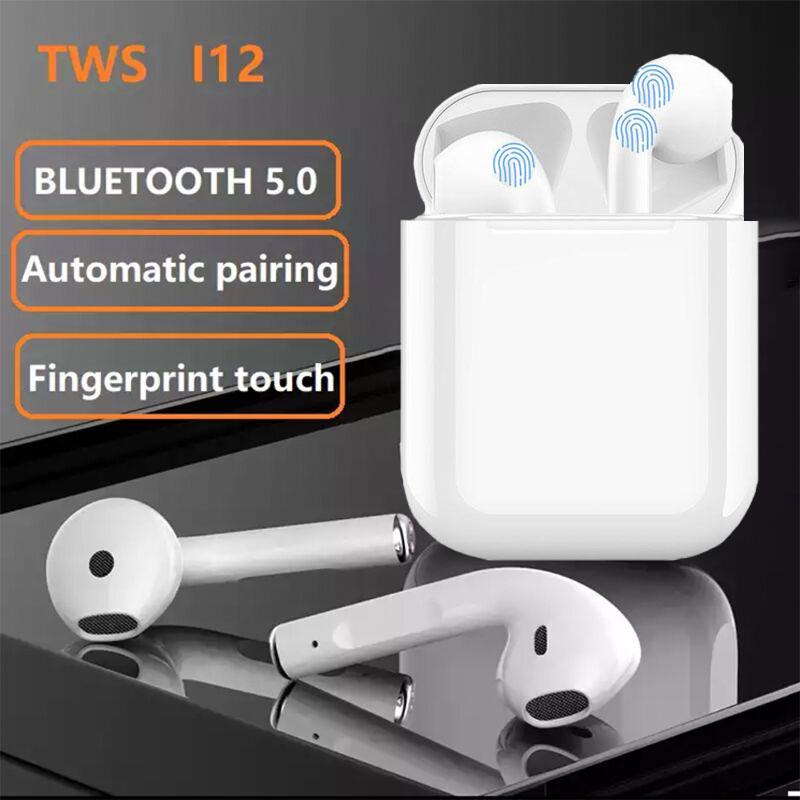 Buy I12 TWS Wireless Headset Bluetooth 5.0 Touch Sport Earphones Stereo