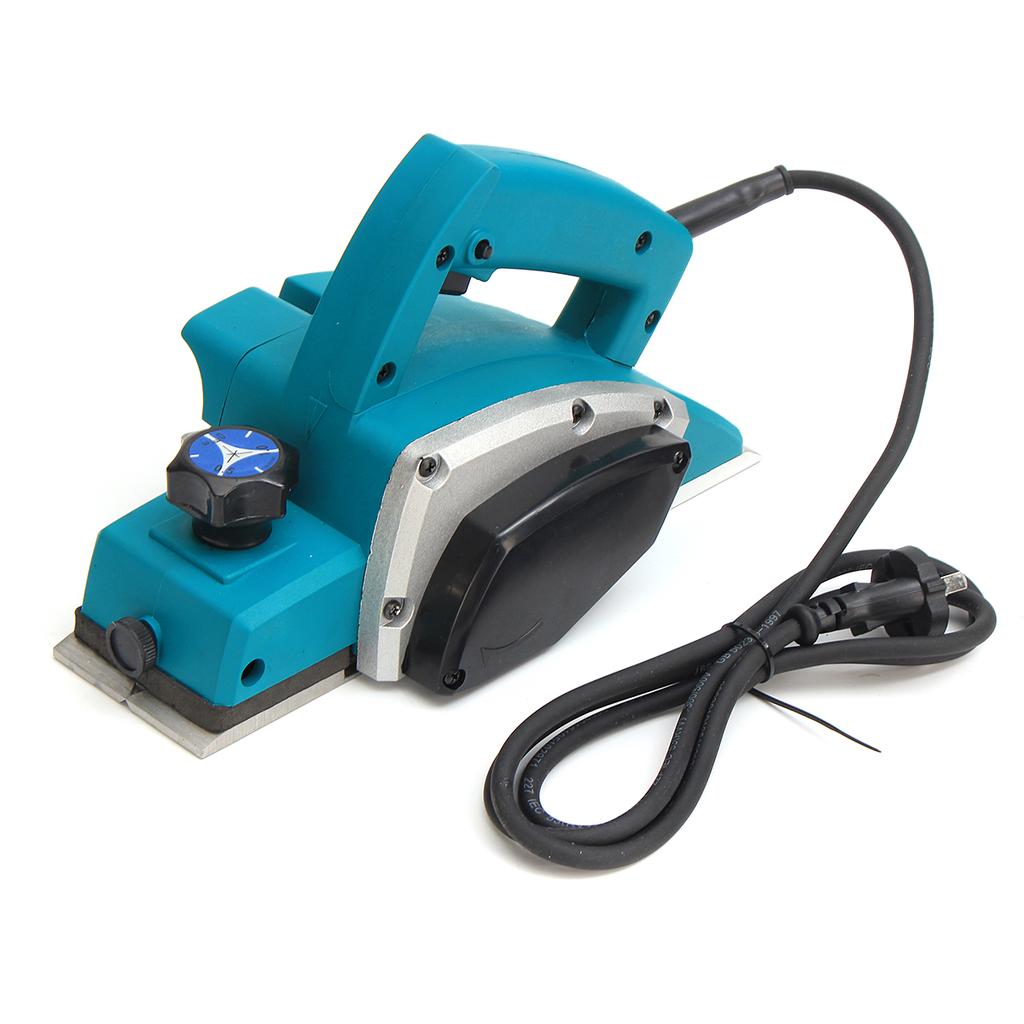 Electric Wood Table Planer Plane Power Handheld Woodworking Wood Router