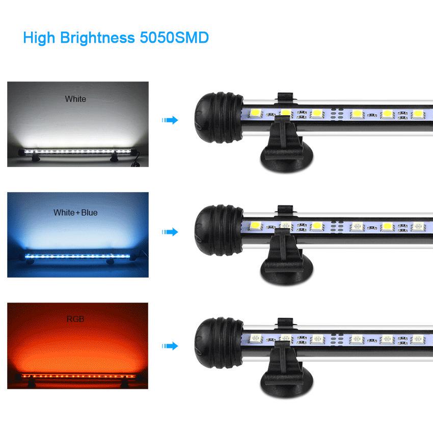 Cheap Aquarium LED Bar Light Waterproof Fish Tank Light 19/29/39/49CM