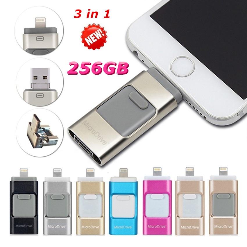 3in1 Usb Flash Drive for IPhone/iPad/Android/PC IFlashdrive Pen Drive