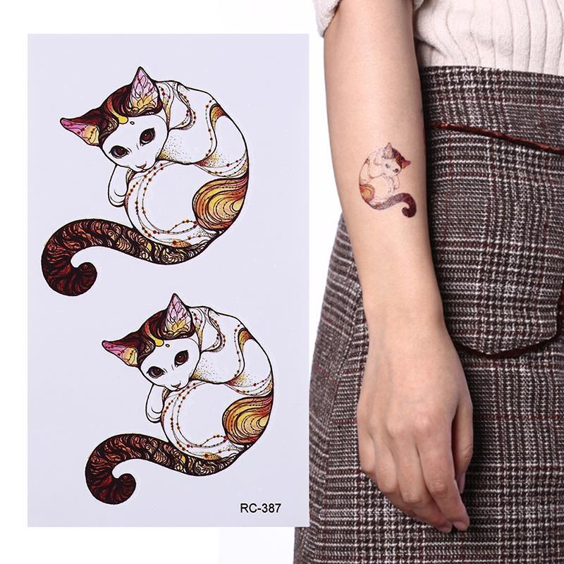Buy Waterproof Temporary Tattoo Stickers Cartoon Cat Water Transfer Flash Tatoo At Affordable Prices — Free Shipping, Real Reviews With Photos — Joom 800_x_800_jpg