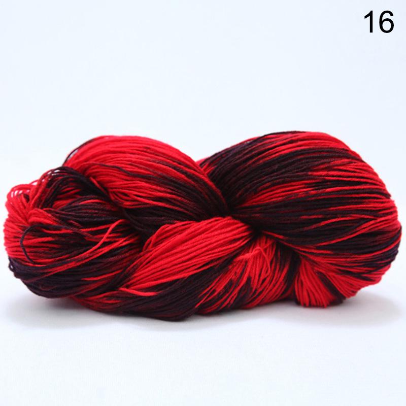 Buy 1Roll Cotton Wool Yarn Hand Crocheted Multicolor Yarn Knitting Wool Baby Scarf Crochet Knit