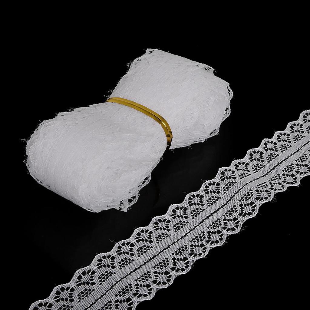 Buy 5Yard 2.8cm Lace Trim Fabric DIY Embroidered Lace Trimmings For