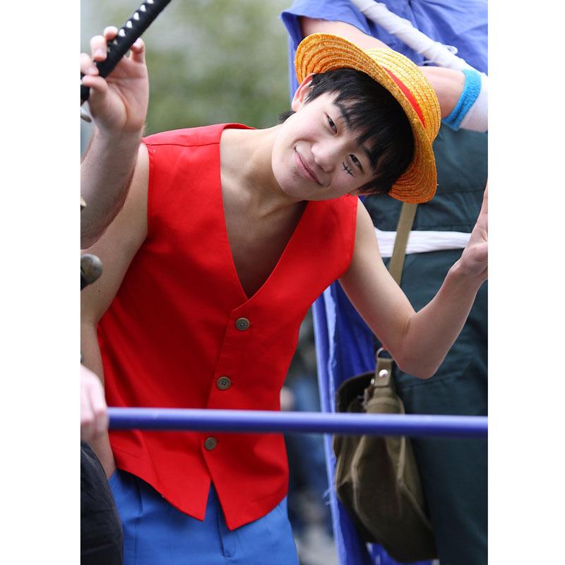 Koupit Japonský One Piece Cosplay Set Anime Monkey D Luffy Vesta