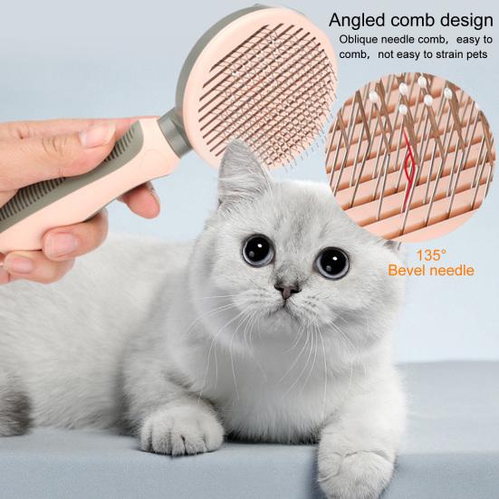 Kaufe Reusable Tool Pet Grooming Comb Smooth Teeth Stylish Dog Hair
