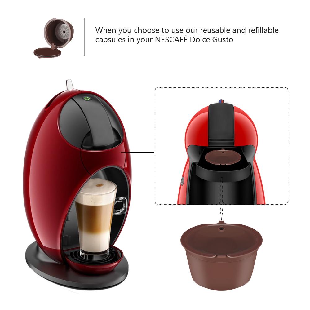 Rechargeables Dolce Gusto Capsules réutilisables Capsules café