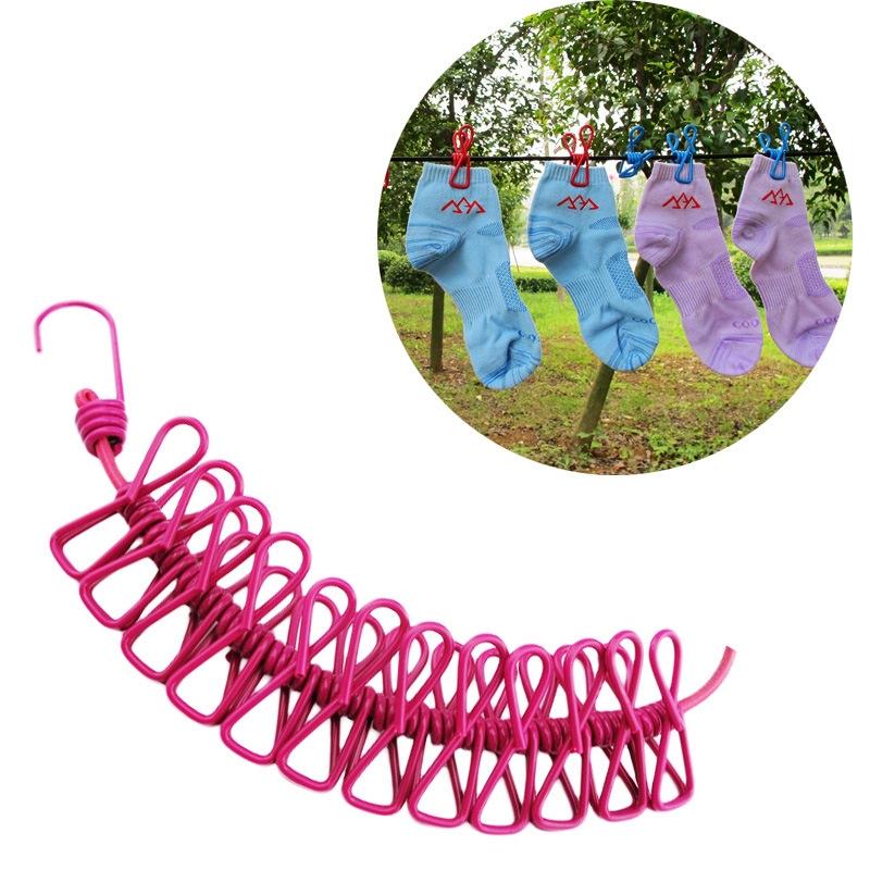 Clothesline Rope Cleaning Laundry Portable Stretch Hangers Supplies