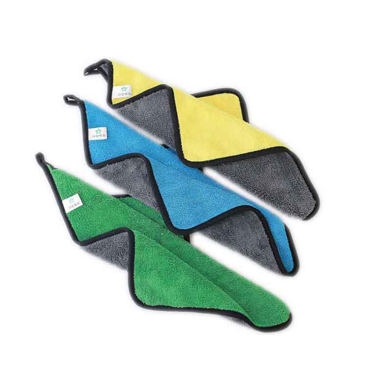 Buy Plush Coral Velvet Water Absorption Polishing Cloth Towel Wiping