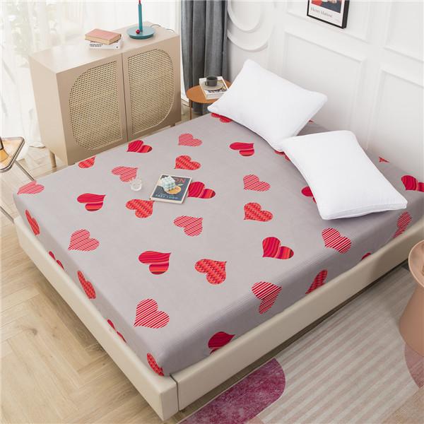 Cheap Bed Fitted Sheet Mattress Cover Printing Bedding Linens Four