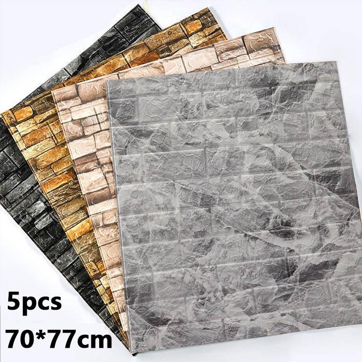 Buy Vintage 3D Brick Stone SelfAdhesive Waterproof Background Wall DIY
