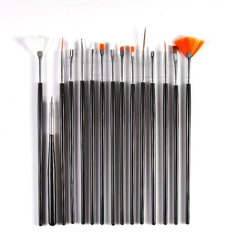 Buy 15pcs Nail Art Brushes Set Paint Design Pen Tools at affordable