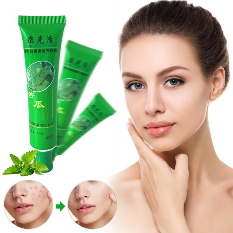 Bitter Gourd Acne Removal Cream Oil Control Acne Face Cream Quick