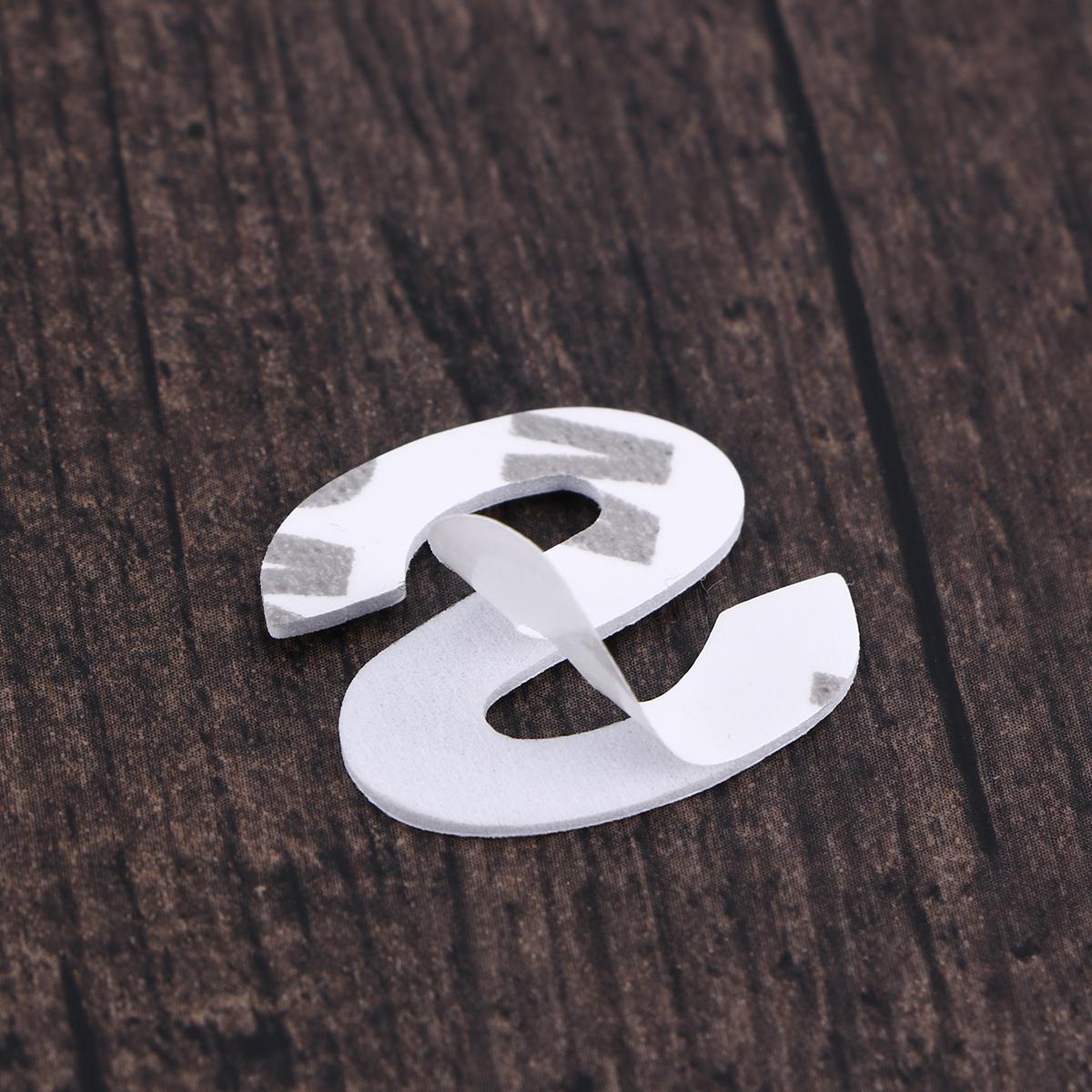 3D Metall Alphabet Silber Abzeichen Chrom Silber