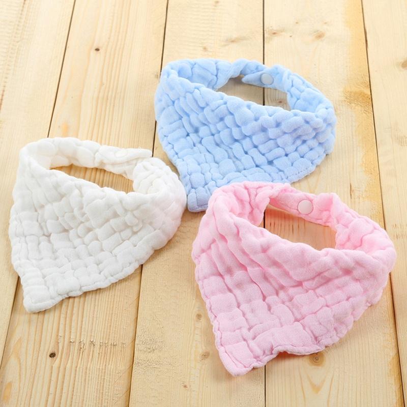 Buy Triangle Towel Baby Bibs Fold Washed Cotton Baby Supplies at