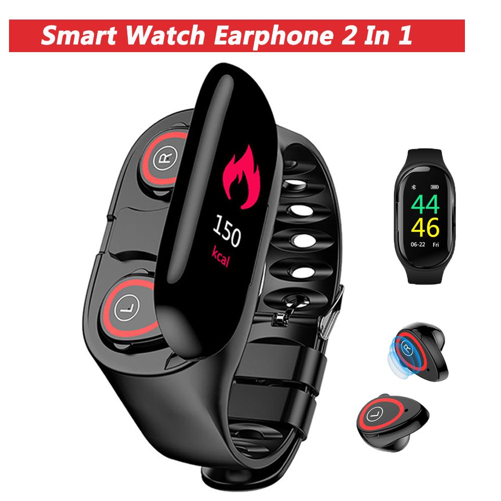 Buy M1 Smart Watch Bluetooth Earphone 2 In 1 Hate Rate Blood Pressure