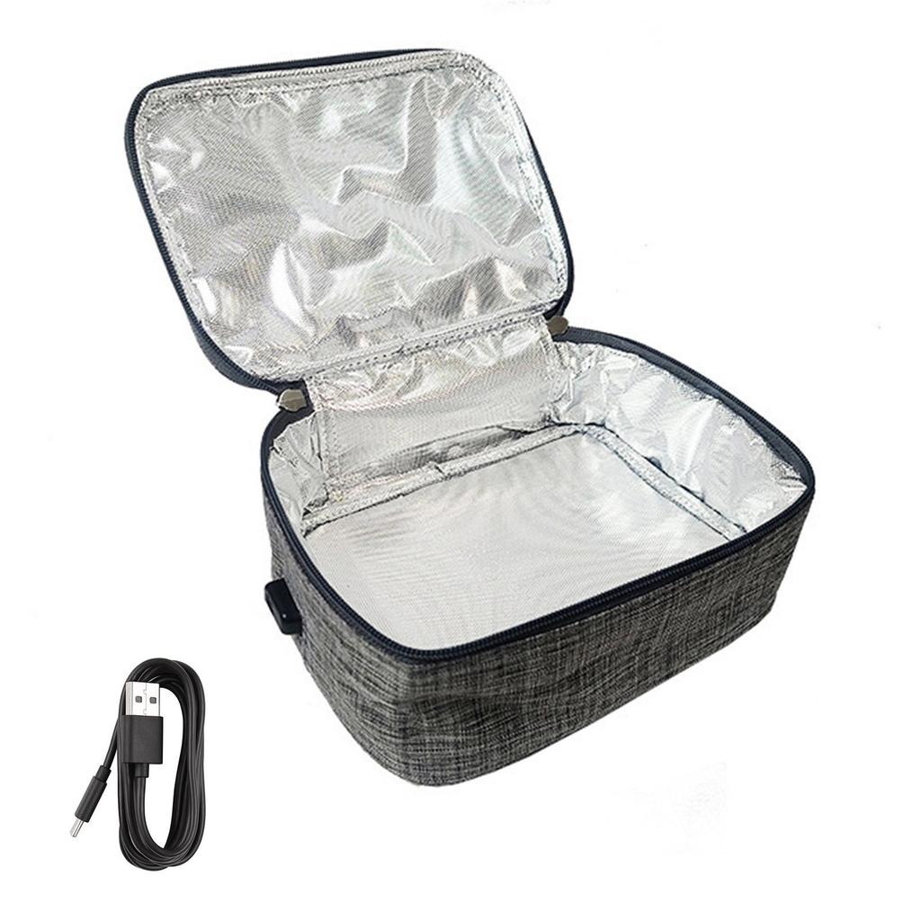 Satın alın Portable Food Warmer Bags USB Lunch Heating Heater Food