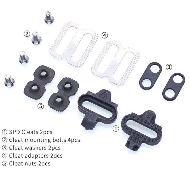 Buy Practical Mountain Bike Cleats Set Spd Pedals Bicycle Replacement