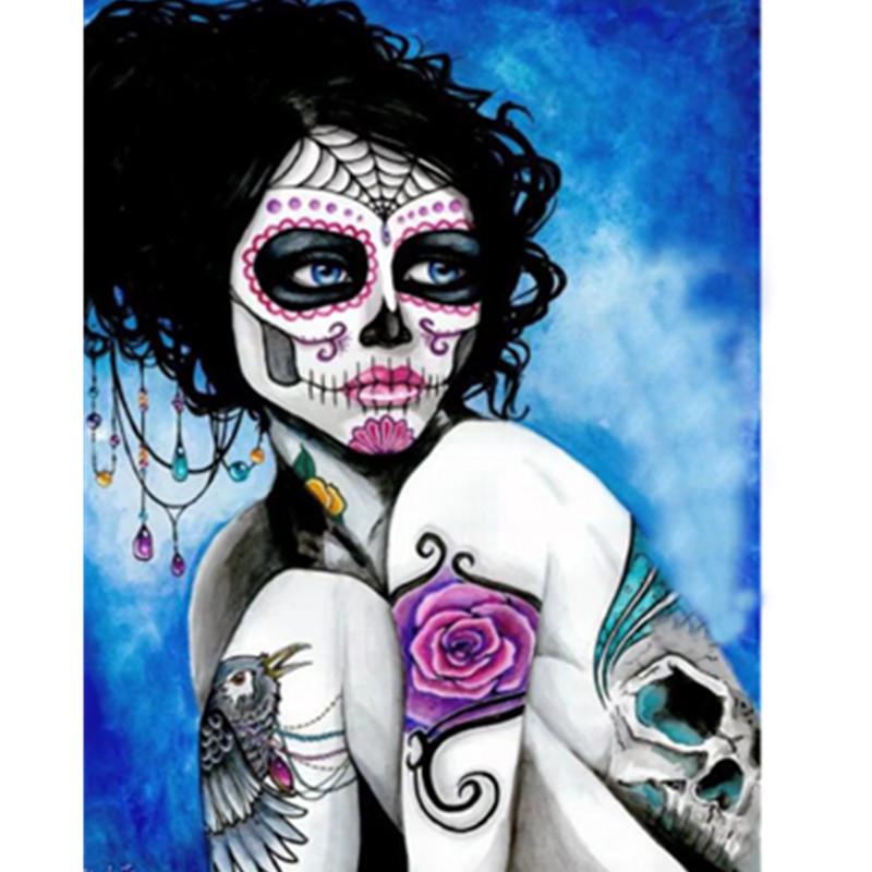 Buy 5D Diy Diamond Painting "Tattoo Skull Woman" Wall Art Cross Stitch Home Decor Needlework At Affordable Prices — Free Shipping, Real Reviews With Photos — Joom 800_x_800_jpg