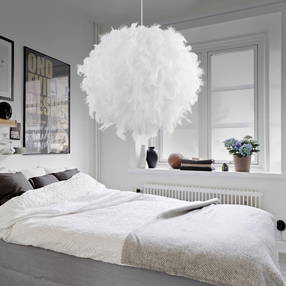 lampa till sovrum 💰Köp Billigt Online Pendant Feather Lamp Romantic Dreamlike Feather Droplight Bedroom Living Room Parlor Hanging Lamp Till Ett Lågt Pris På Joom Butik