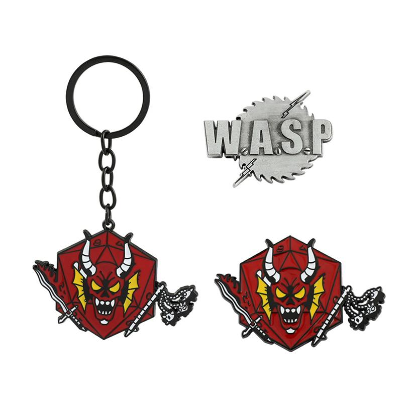 Stranger Things Pin Eddie Munson Wasp Pins Badge Button Brooch For