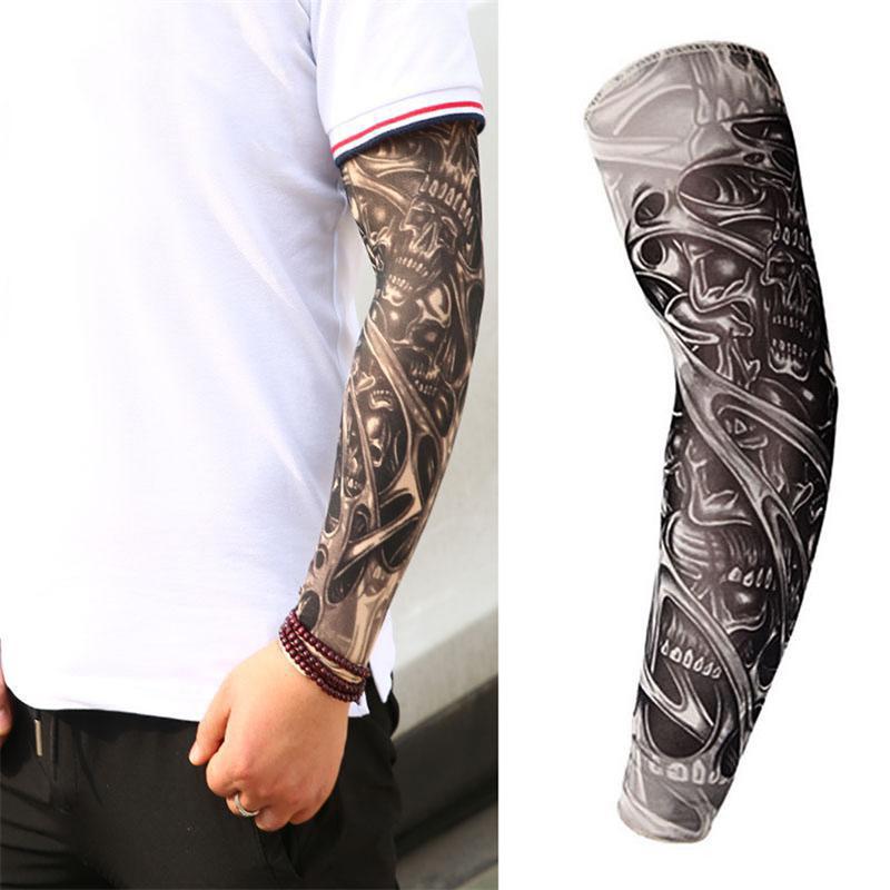 Buy Summer Outdoor Cycling Sunscreen Sleeves 3D Tattoo Printed Uv Protection Icy Sleeves Ice Silk Breathable Quick-Drying Ridding Tattoo Sleeves For Men At Affordable Prices — Free Shipping, Real Reviews With Photos — 800_x_800_jpg