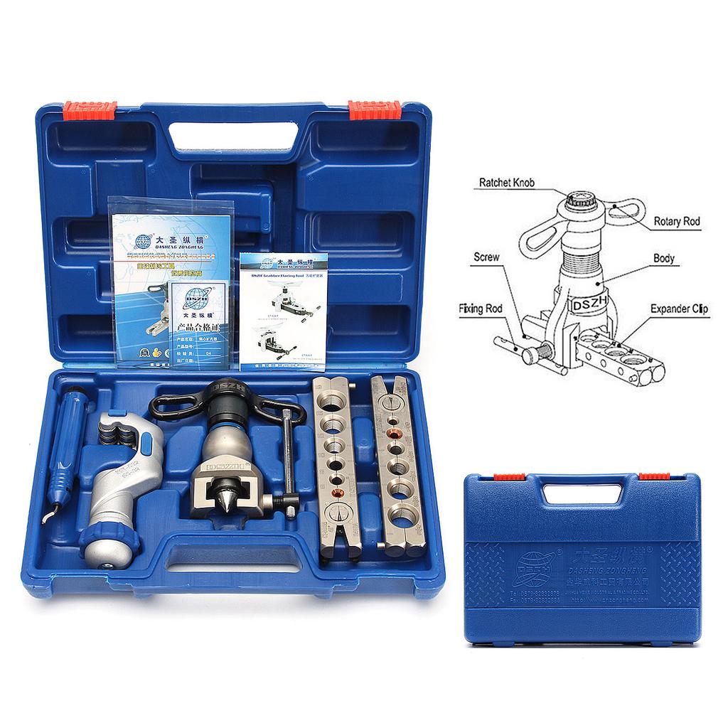 619mm Ratchet Flaring Flare Tool Kit Refrigeration Eccentric Cone