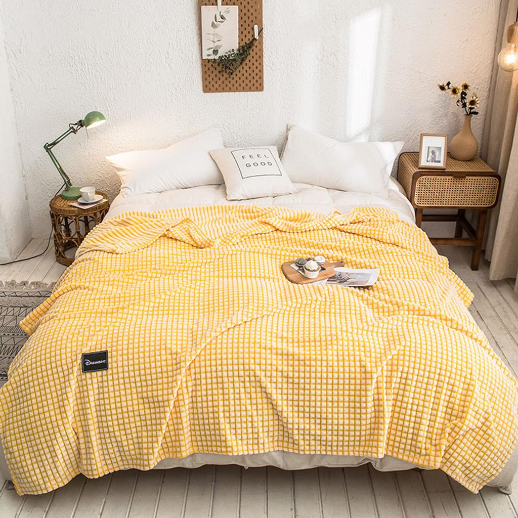 Soft And Skinfriendly Blankets Milk Fleece Thicken Warm Siesta Coral