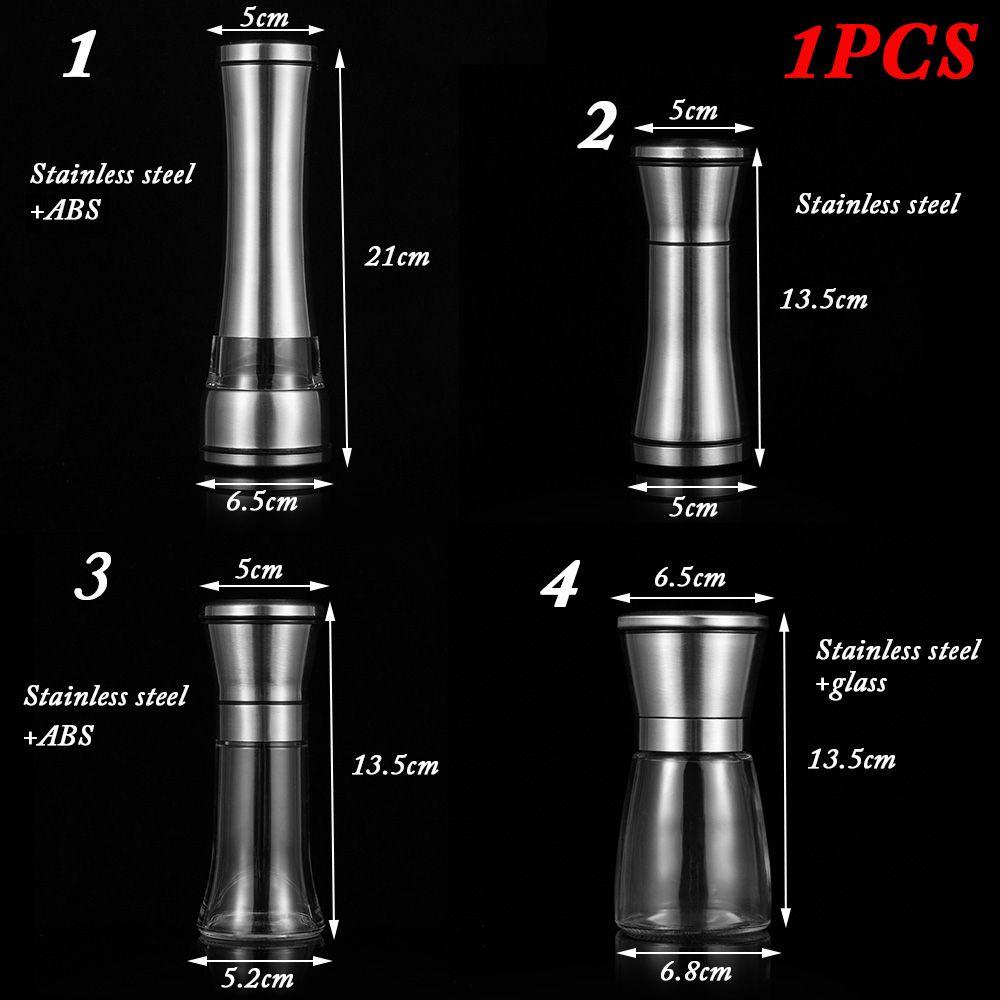 Cheap ABS Glass Adjustable Gadgets Cooking Spice Herb Grinder Salt Mill