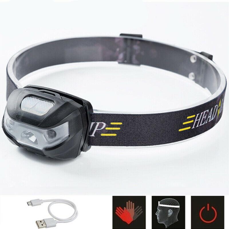 Cheap Waterproof Headlight Super Bright Head Torch LED USB Headlamp