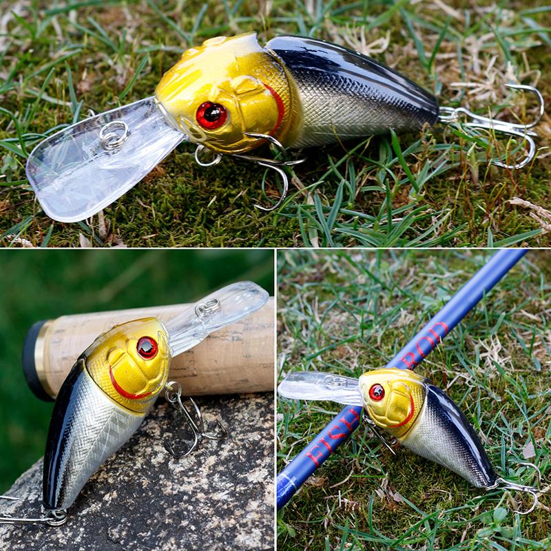 Buy Fishing Lure Baits Topwater CrankBait Minnow Lures for Bass