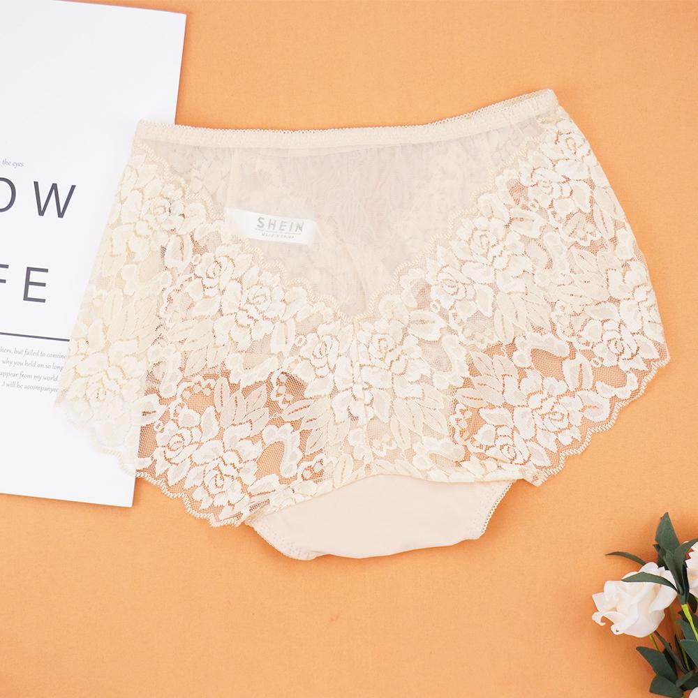 Купить SXXL Большие размеры, кружевные трусики с высокой талией