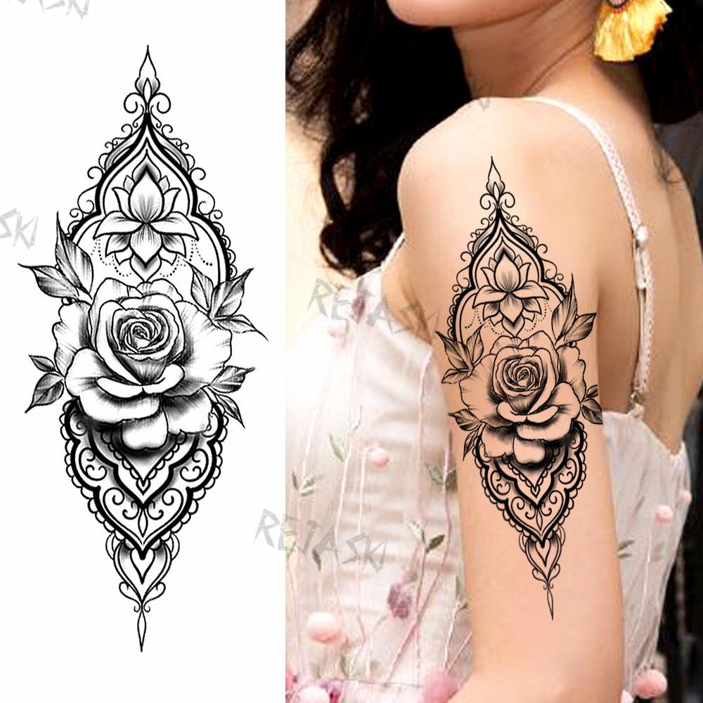 Viola Rosa Gioielli Trasferimento Acqua Tattoo Stickers Donne Corpo Petto Arte Tatuaggio Temporaneo Ragazza Vita Braccialetto Flash Tatoos Fiore – Acquistare A Basso Prezzo Nel Negozio Online Joom 1000_x_1000_jpg