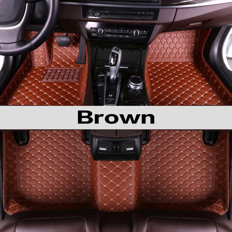 Buy 8Colors High Tech Auto Floor Liner Leather Carpet Mat Car Floor Mats Universal Stripe Design