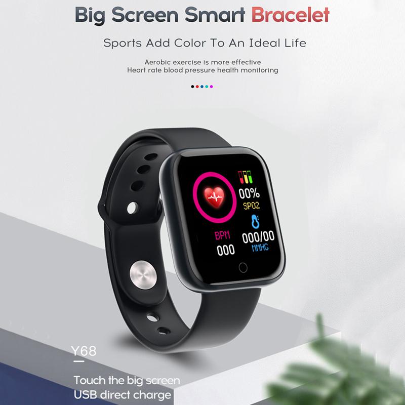 Buy Y68 Bluetooth Smart Watch Wristwatch Adults Children Smart Watch
