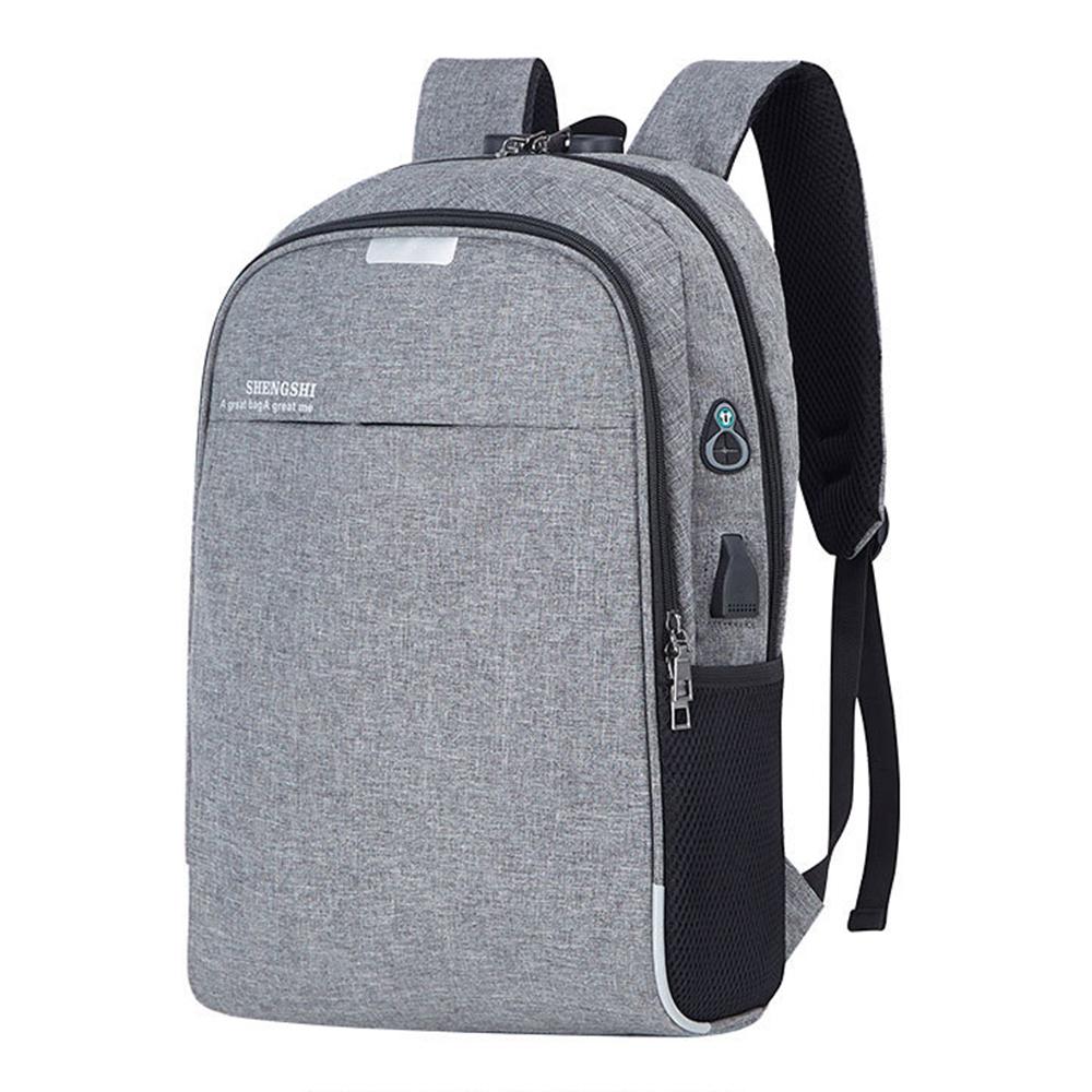 Cheap Unisex Business Travel School Bag AntiTheft Laptop Backpack USB