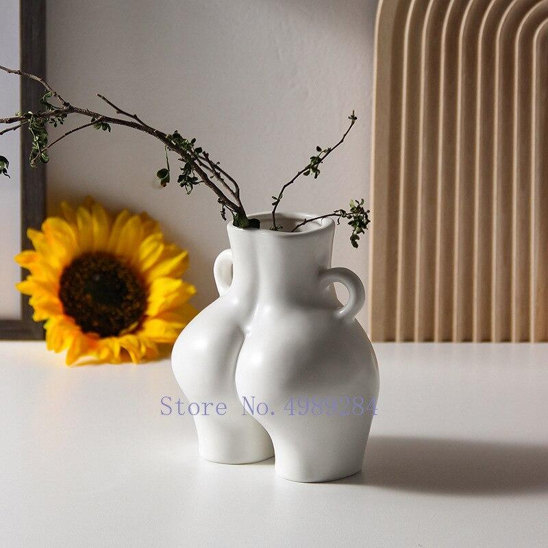 Buy Ceramic Vase Body Shape Naked Girl Ass Ceramic Vase Flower