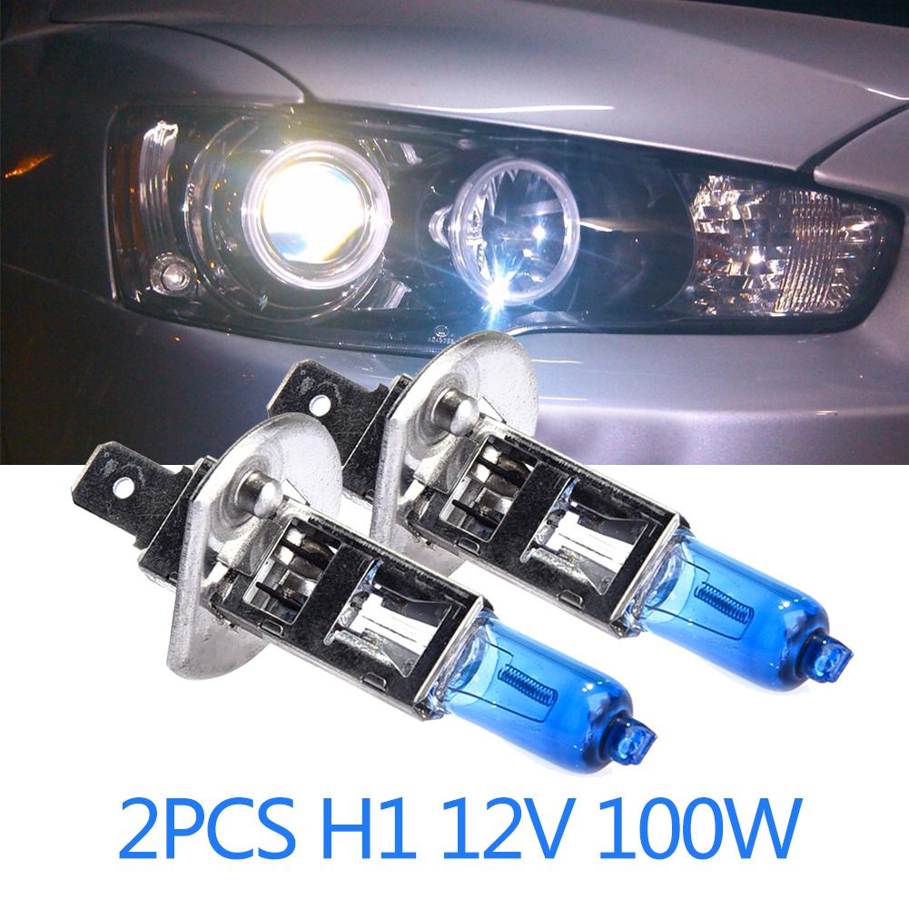 Buy 2pcs H1 12V 100W Quartz Ultrawhite Light Halogen Bulb Car
