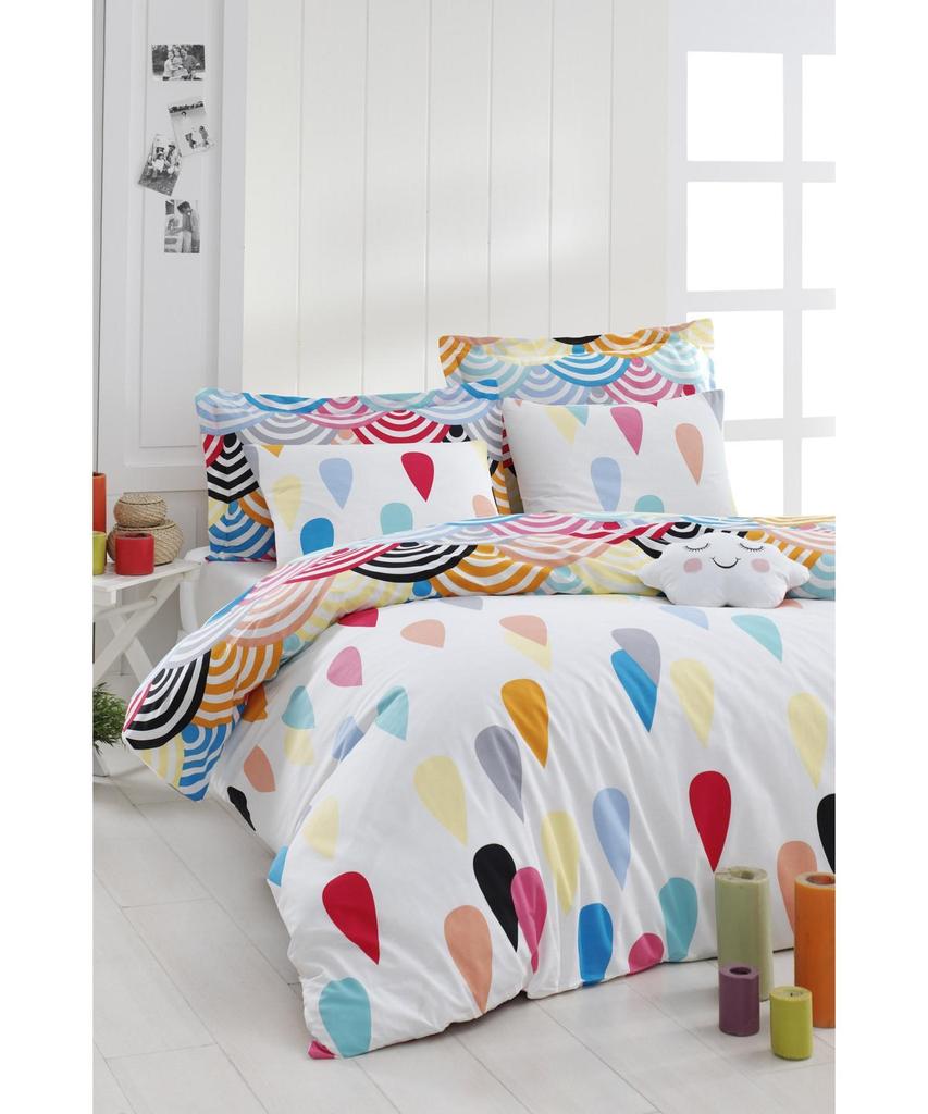 Köp 100 Natural Cotton Double Duvet Cover Set Vendula Mixrenk Joom