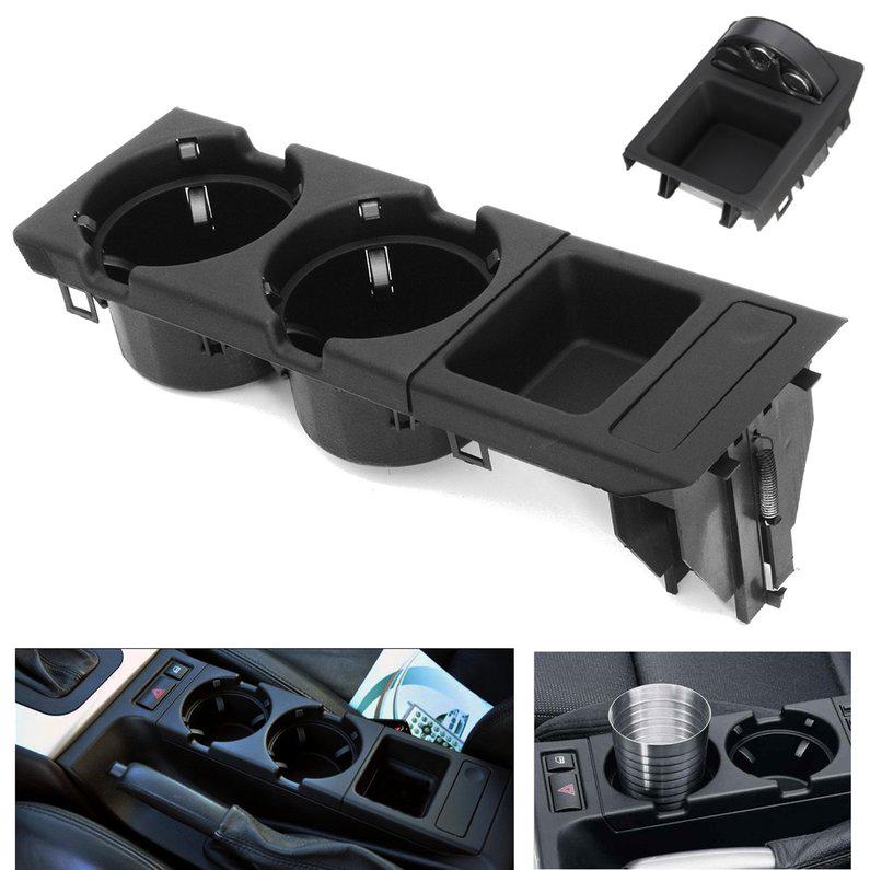 Front Console Dual Drink Cup Holder For BMW E46 3 Series 9806