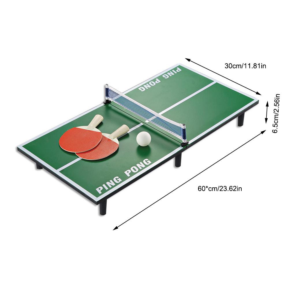 Buy Mini Ping Pong Table Tennis Table Set Wooden Children's Educational Toys at affordable